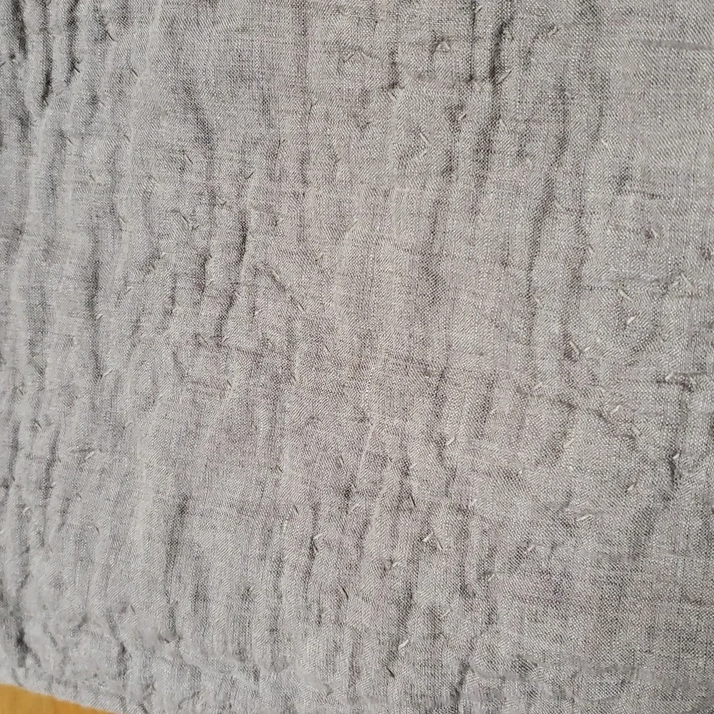Restoration Hardware Vintage Washed Quilted Linen Pillow Sham